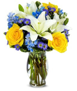 Bright Blue Skies Bouquet